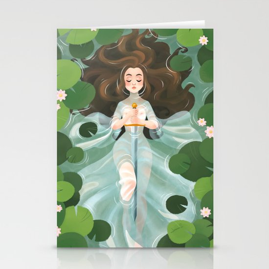 Lady of the Lake Stationery Cards