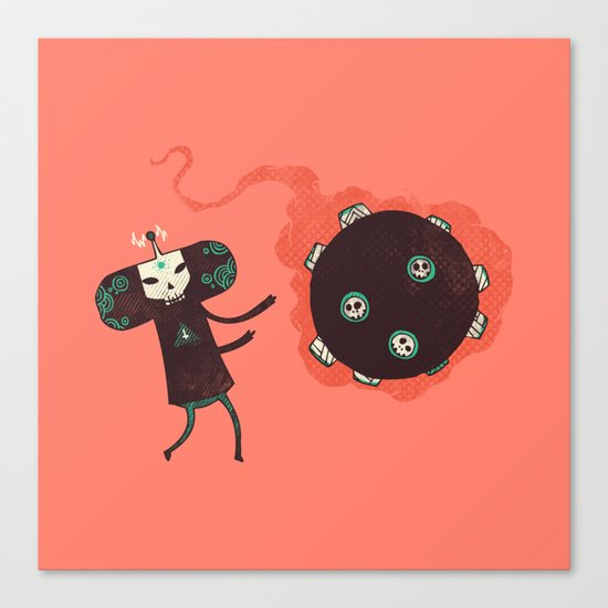 Katamari of the Dead Canvas Print