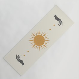 Sunburst Hand Yoga Mat