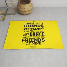 One Hit Wonder- Safety Dance in Yellow Rug