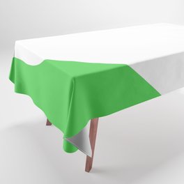 Heart (White & Green) Tablecloth