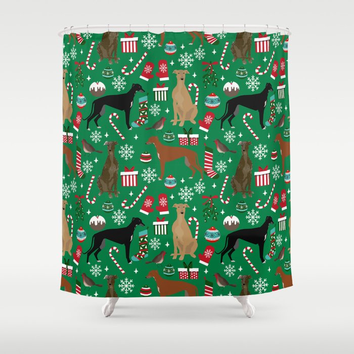 Christmas Greyhound pattern gifts for greyhound rescue dogs must have