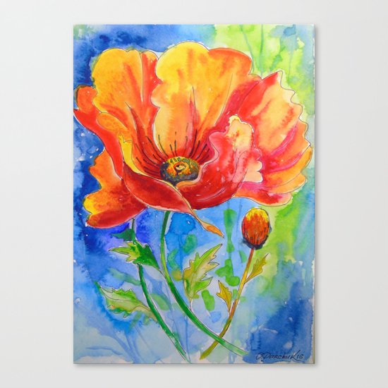 Poppies Canvas Print
