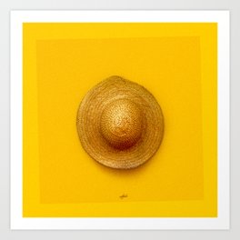 The Golden Hat Art Print