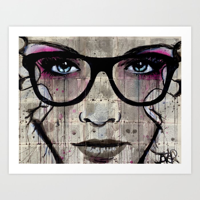 specs Art Print by LouiJoverArt | Society6