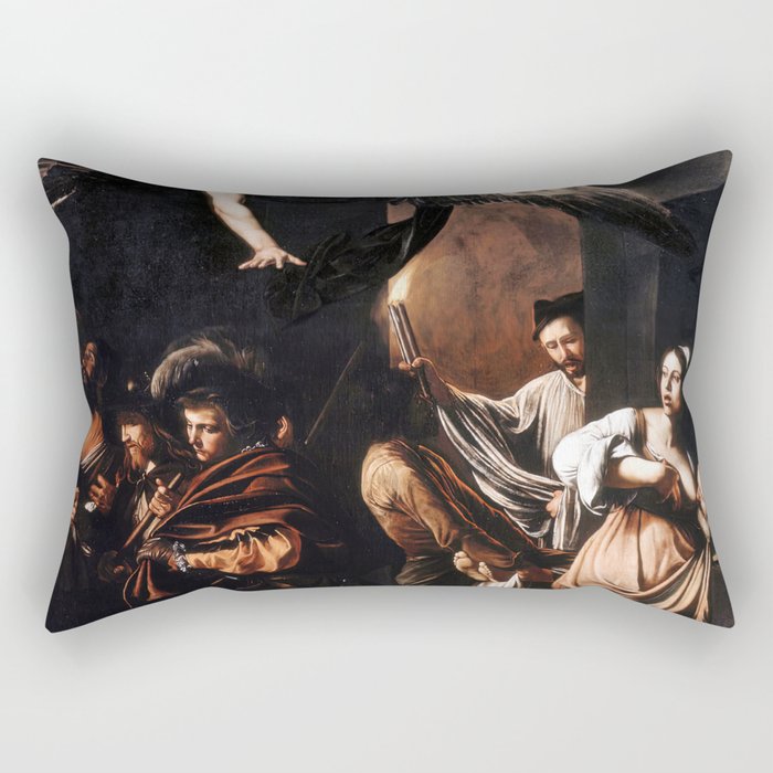 Caravaggio - The Seven Works of Mercy Rectangular Pillow