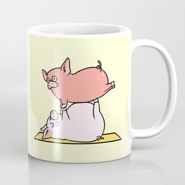 Acroyoga Pig Mug