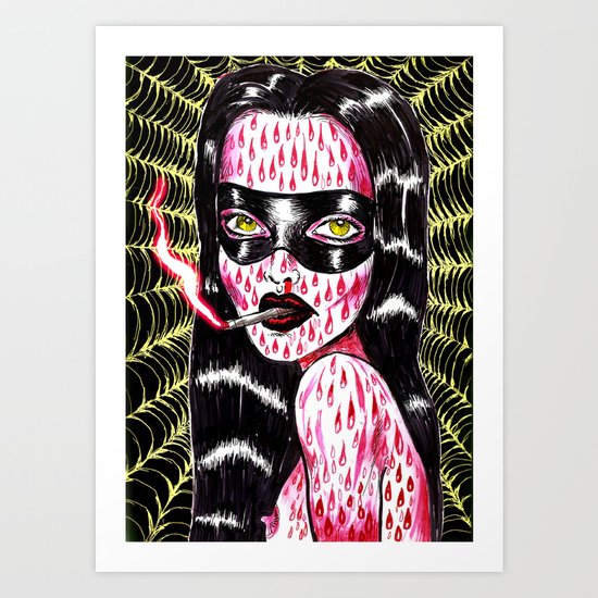 Spidergirl Art Print