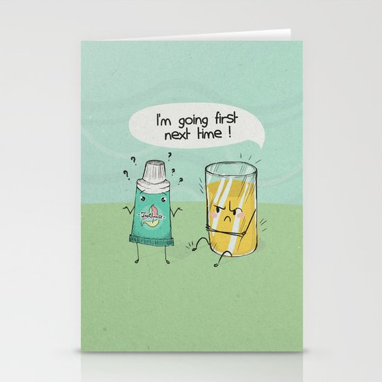 I'm going first Stationery Cards