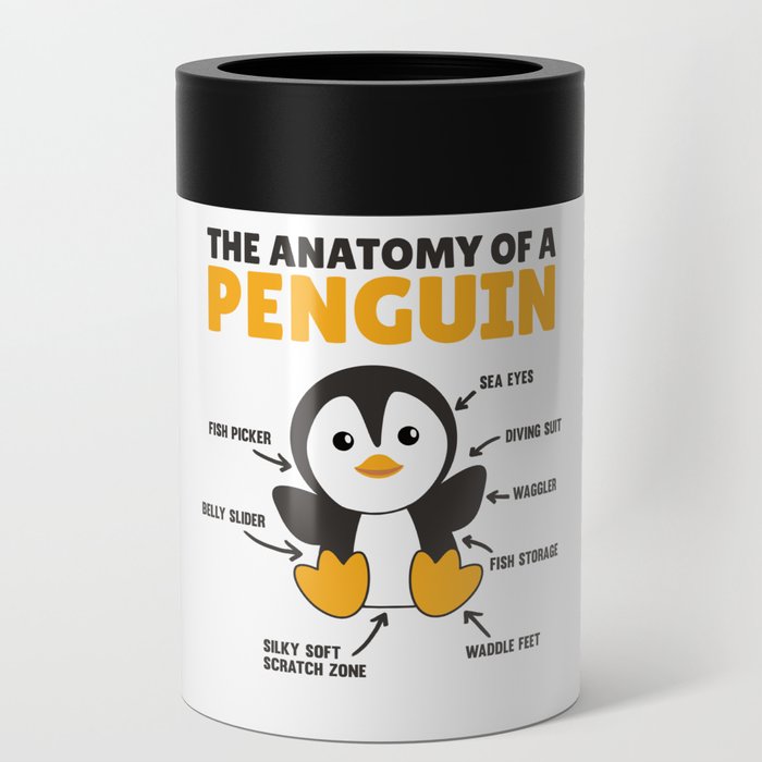 Funny Explanation Of A Penguin The Anatomy Can Cooler