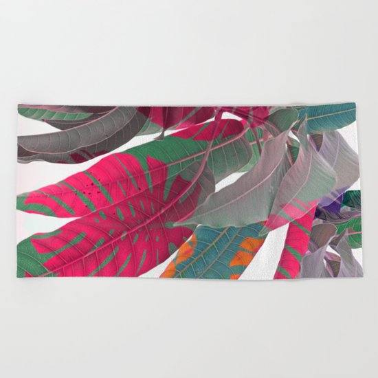 Tropical abstract(5) Beach Towel