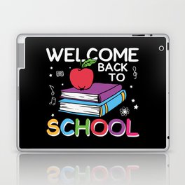 Welcome Back To School Books Apple Laptop Skin
