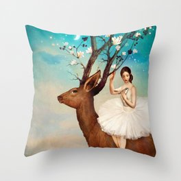 The Wandering Forest Throw Pillow
