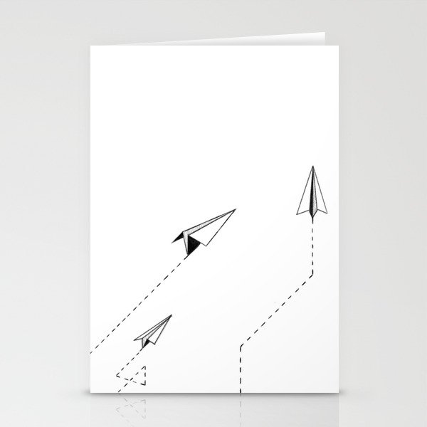 Paper planes Stationery Cards