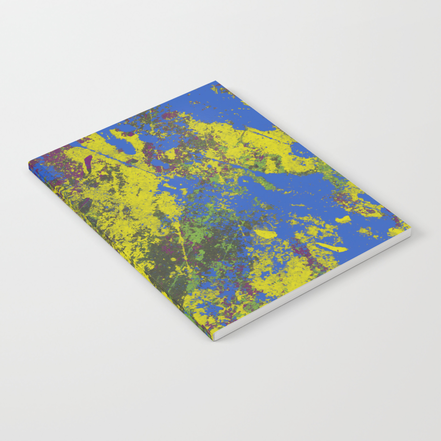 Clouded Judgement Abstract Modern Painting Notebook By Printpix