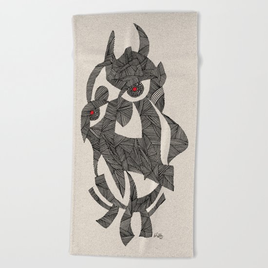 - my strange love - Beach Towel