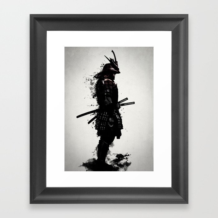 Armored Samurai Framed Art Print