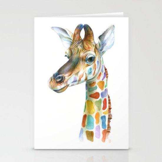 Giraffe Stationery Cards