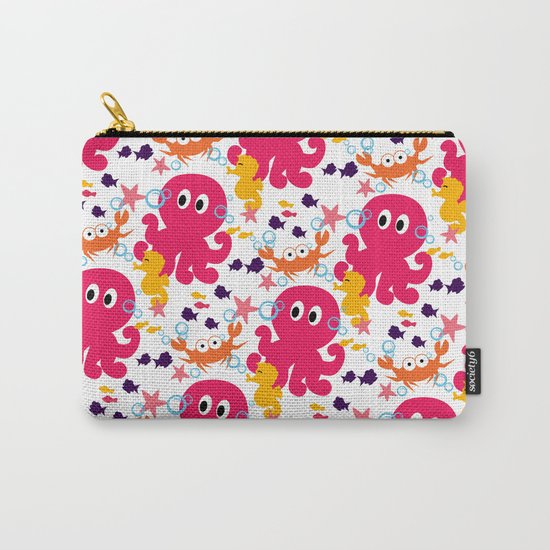 Sea Creatures Carry-All Pouch