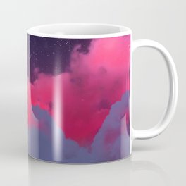 Twinkle Night Star Pink Power Fluffy Dream Scape Clouds Coffee Mug