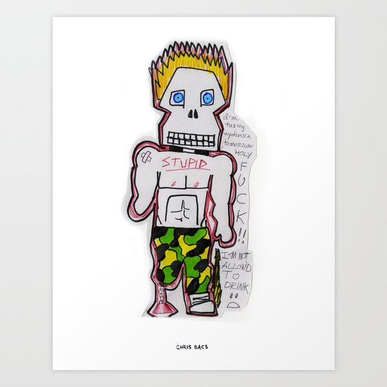 Spike Steve Art Print