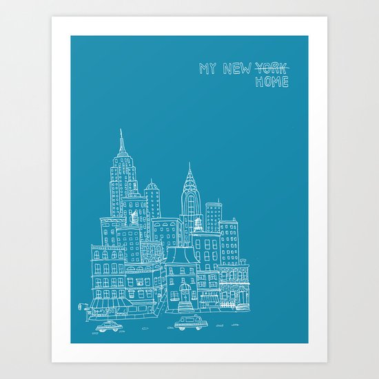 My New York Art Print