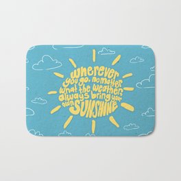 Bring your Sunshine Bath Mat