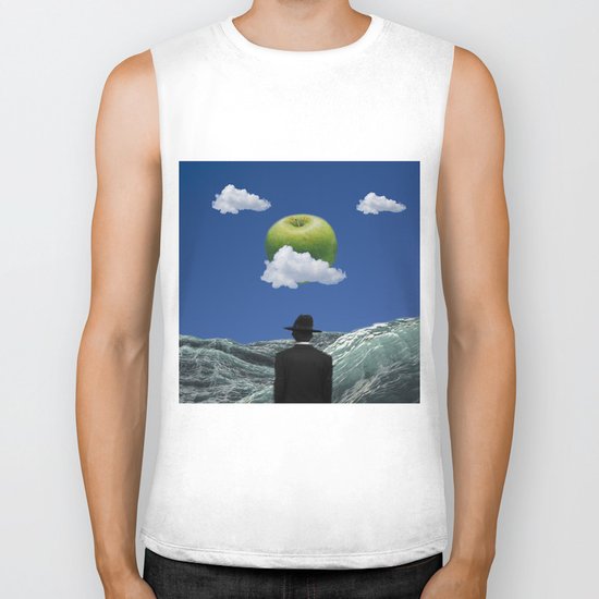 Apple Magritte Biker Tank