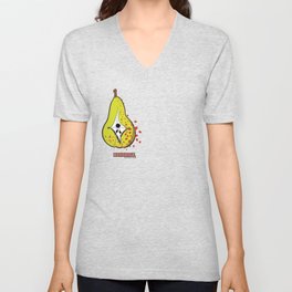 Dear Pear  V Neck T Shirt