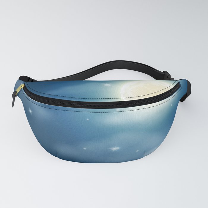 Magical Midnight Moon Starry Night Sky Fanny Pack