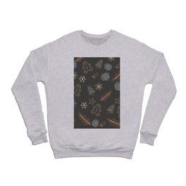 Black Holidays Pattern Crewneck Sweatshirt