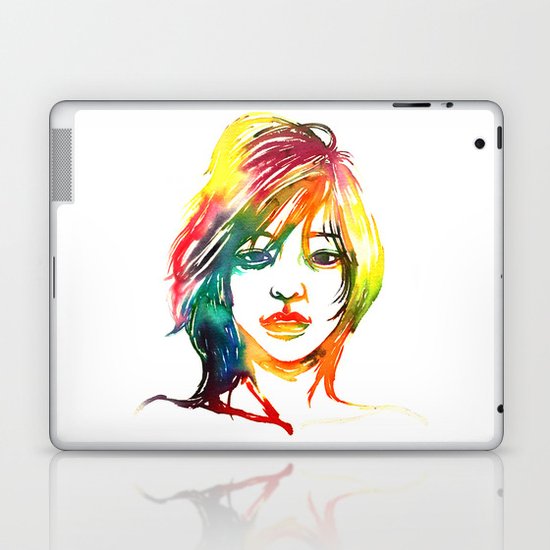 Girl Laptop & iPad Skin