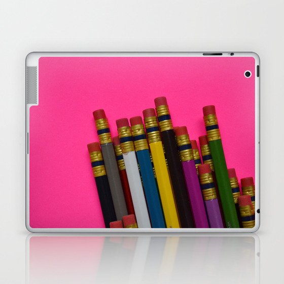 Pencil Crayons Laptop & iPad Skin
