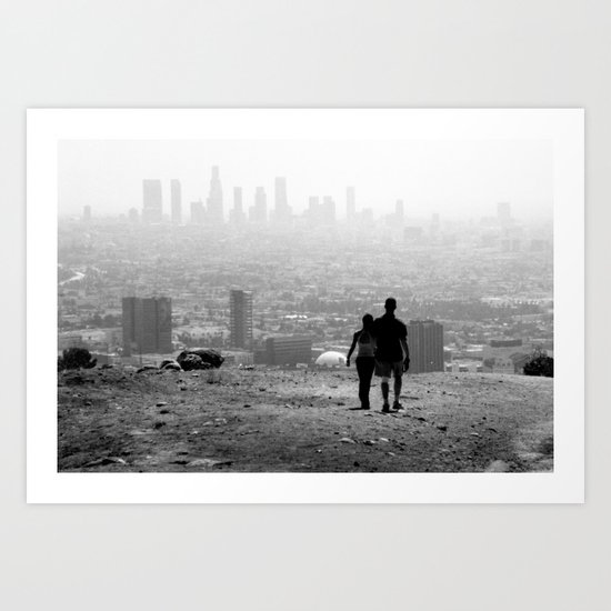 Distant City Art Print