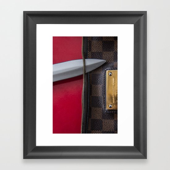 SLASHER Framed Art Print