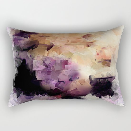 Abstract cubism pattern no. 2 Rectangular Pillow