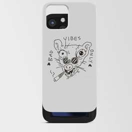 Bad Vibes Only Rat iPhone Card Case