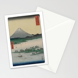 Pine Groves of Miho in Suruga, from the series Thirty-six Views of Mount Fuji (1858) Andō Hiroshige (Japanese, 1797 – 1858) Stationery Card