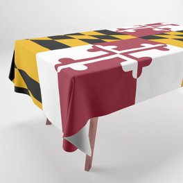 Maryland state flag Tablecloth