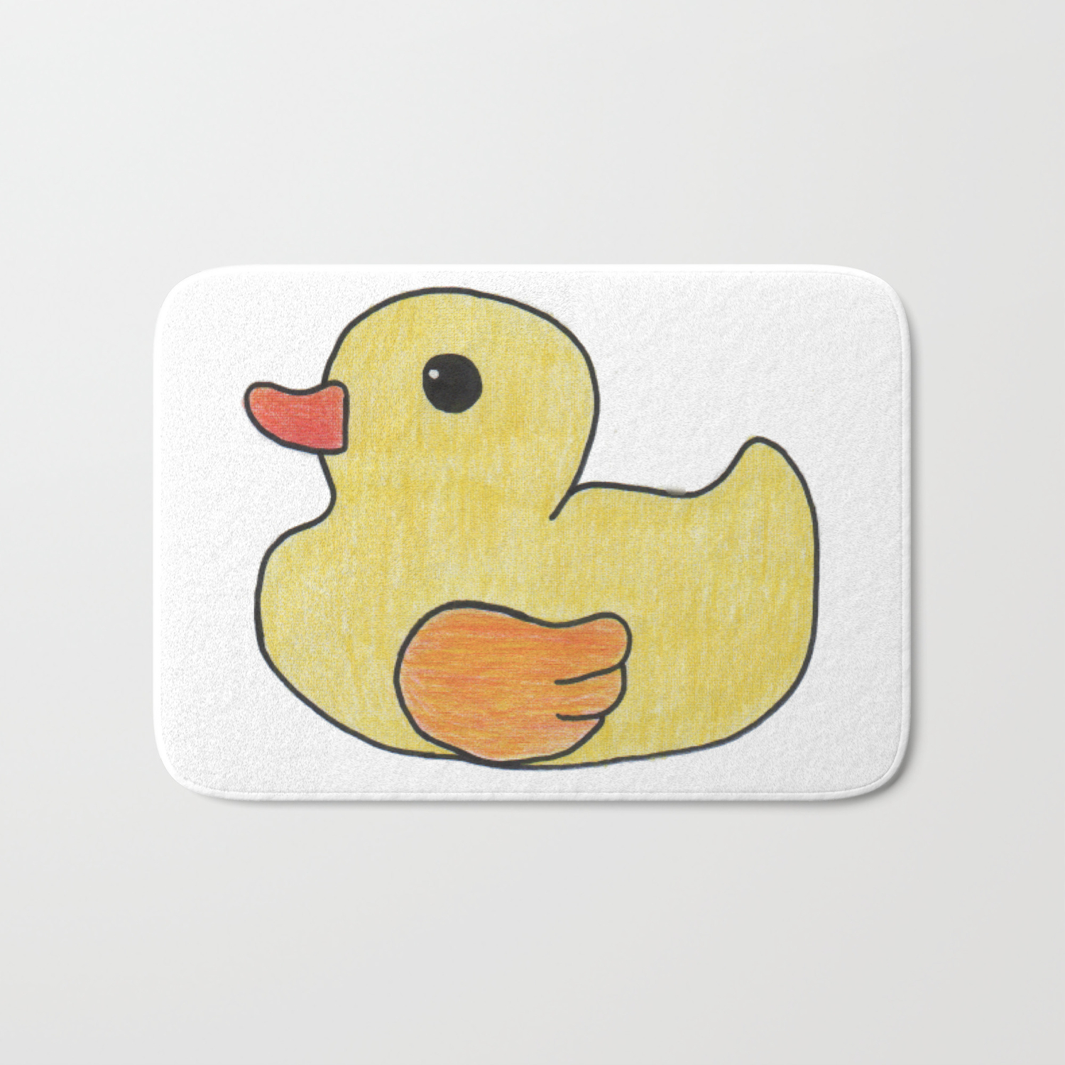 Cute Rubber Ducky Bath Mat By Aimstar Society6