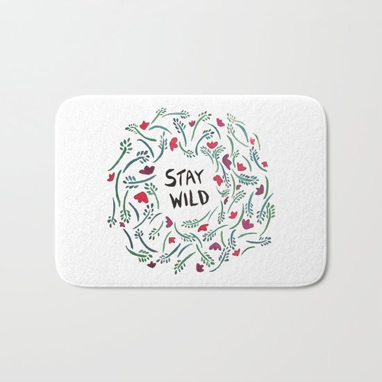 Stay Wild Bath Mat
