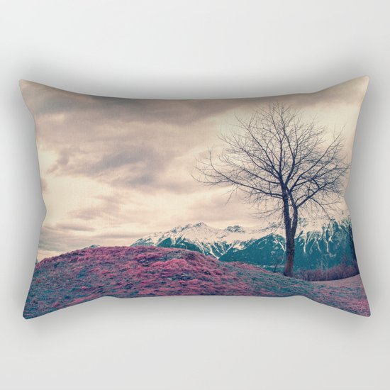 Japanese Mountains Rectangular Pillow