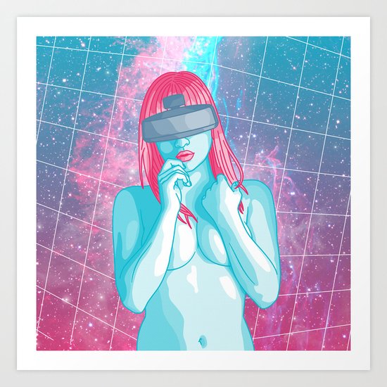 Retrofuturism Art Print