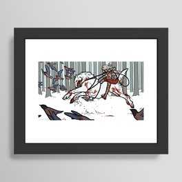The Wolf Tamer Framed Art Print