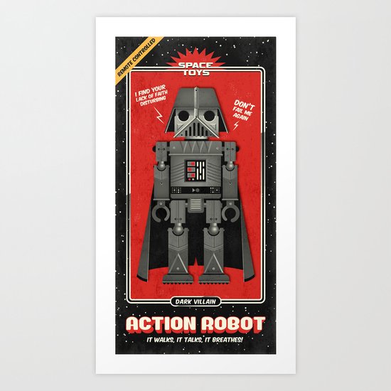 Dark Villain Art Print