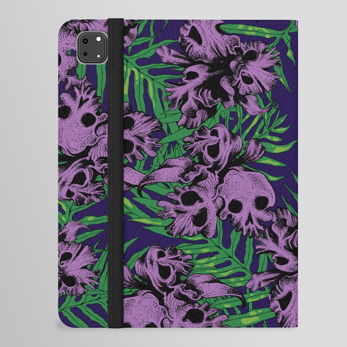 Orchid Skulls iPad Folio Case