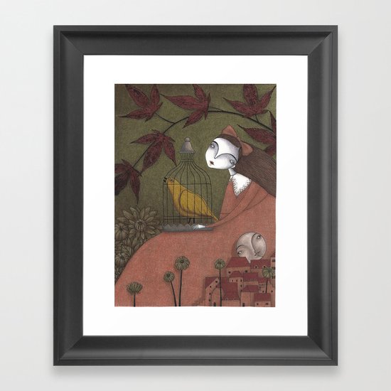 Where I live Framed Art Print