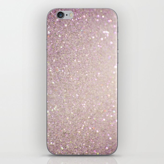 Rose Iridescent Glitter iPhone Skin