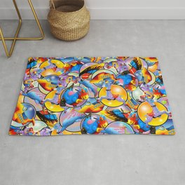 Kiddie Rides Compilation Rug