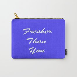 Fresher Thank You : Periwinkle Carry-All Pouch